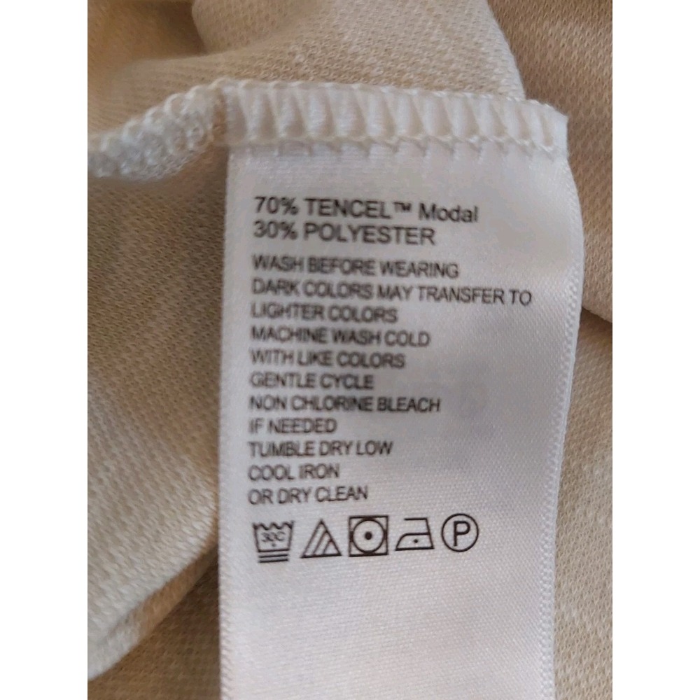 Tommy Bahama Men's Crew Neck Short Sleeve Slub T Swordfish Coconut Cream M NEW! - Picture 8 of 9